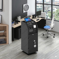 Kiosque de paiement intelligent avec comptage automatique des billets, machine de dépôt d'espèces, processeur Intel Core I3/i5, écran tactile 10,1 pouces pour la vente au détail