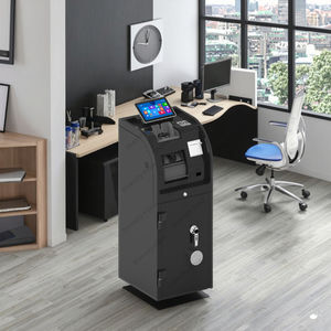 Kiosque de paiement <span class=keywords><strong>automatique</strong></span> de comptage des billets de banque, machine de dépôt d'espèces pour les magasins de détail, bureau arrière avec <span class=keywords><strong>logiciel</strong></span> - Product Image 5