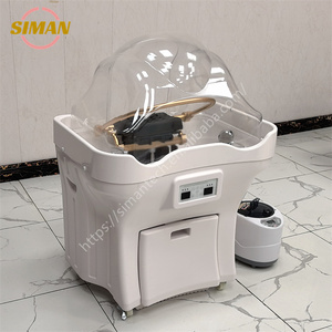 Bac à <span class=keywords><strong>shampoing</strong></span> de luxe japonais Siman avec bassin en ABS, chauffe-eau, réservoir d'eau de 50 L et réservoir d'eaux usées de 25 L pour soin du cuir chevelu - Product Image 3
