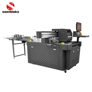 Sunthinks Digital Flatbed Inkjet Printing Machine A3 Pagewide Mini Paper Bag Small Corrugated Carton Logo Printing Machine