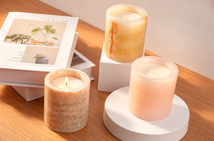 Fabricant de <span class=keywords><strong>bougies</strong></span> et de parfums d'intérieur WELLNESS, <span class=keywords><strong>bougies</strong></span> parfumées en cire de soja naturelle non toxique dans un pot en marbre, décoration de mariage de luxe - Product Image 3