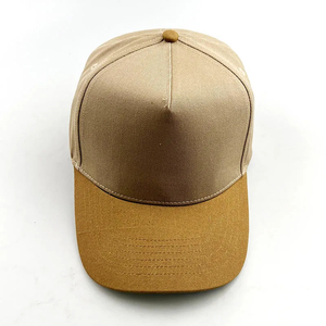 Designers personnalisés deux tons de baseball 5 panneau un cadre plaine chapeaux casquette de baseball en gros - Product Image 1