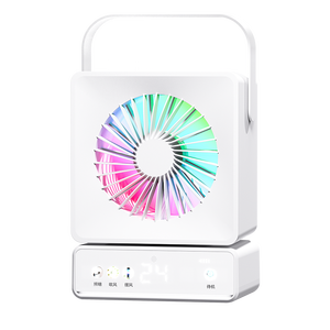 Ventilateur de refroidissement à commande tactile, lumière nocturne colorée, USB, portable, humidificateur, télécommande infrarouge, article très vendu - Product Image 5