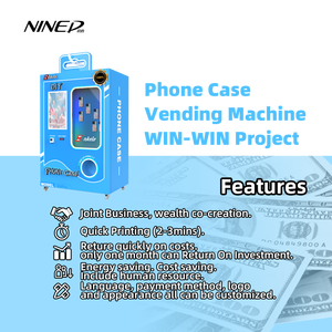 Win-Win Venta caliente Tecnología de impresión UV Autoservicio completamente automático DIY Diseño personalizado Caja del teléfono Máquina expendedora - Product Image 5