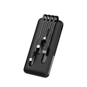 Free Sample <span class=keywords><strong>Amazon</strong></span> Hot Sell Best Magnetic Rohs Laptop Portable Mini 1000mAh Power Bank Mobile Charger Battery with 4 Cable - Product Image 2