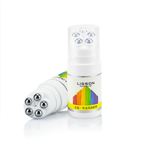 100-150ml Lotion pour le corps en plastique inoxydable Roller Ball Bouteille de massage Conteneur de crème cosmétique