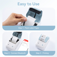 Imprimante Portable Thermique Directe Niimbot, Grande Vente, Mini Imprimante d'Étiquettes Sans Fil 2 Pouces B1