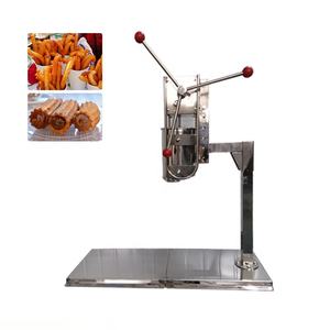 Máquina para hacer <span class=keywords><strong>churros</strong></span> de alta calidad, máquina para hacer <span class=keywords><strong>churros</strong></span> de 5 litros, fabricante de frutas latinas con olla para freír, equipo Manual para aperitivos de España - Product Image 1