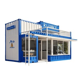 Contenedor Móvil para Tienda, Casa Modular de Ensamblaje Rápido, Cafetería, Puesto de Mercado Nocturno, Kiosco Comercial, Tienda de Conveniencia - Product Image 1