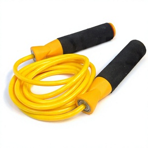 Cuerda para Saltar Azul con Asas de Espuma Negra de 2.5M, Cuerda de Saltar Común Duradera Unisex para Ejercicio en Casa, No Inteligente - Product Image 4