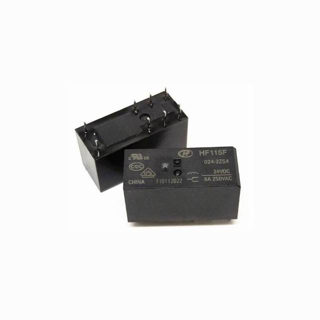New in Stock Relay HF115F Relay 24VDC 16A 250V 8 Relay HF115F-024-1ZS3 DIP
