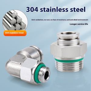 304 быстроразъемные фитинги из нержавеющей стали PC PL4 6 8 10 12-G01 G02 G03 G04 утолщенные и устойчивые к давлению до 20 кг - Product Image 6