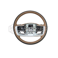 Zhous Design Accessoires de voiture Pièces automobiles Conduite Intérieur Volant en bois marron personnalisé pour Range Rover L460