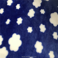 Nouveau produit Design et couleur French Fleece Beers Cherry Chamois Print 100 Polyester Flanelle Fabric