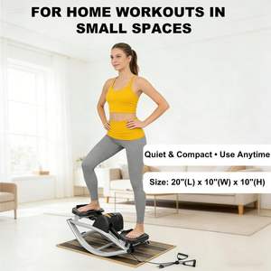 Appareil de fitness à basse intensité RS Indoor Rock <span class=keywords><strong>Stepper</strong></span> pour entraînements à domicile, simulateur de marche latérale en métal - Product Image 5