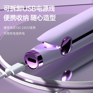 เครื่องม้วนผมขนาดเล็กแบบพกพา ใช้พลังงานจาก USB สำหรับผมเปียกและแห้ง ทุกประเภท จัดแต่งทรงผมได้ใน 5 นาที - Product Image 1
