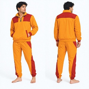 Conjunto Deportivo Ligero de Algodón Personalizado, Cortavientos y Transpirable, con Sudadera de Media Cremallera para Adultos, Ropa Urbana de Primavera - Product Image 2