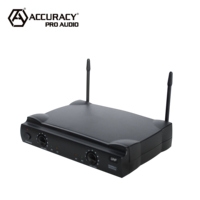 Precisión Pro Audio EU-38 micrófono inalámbrico de mano profesional micrófono de conferencia portátil para escenario y Conferencia