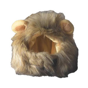 Katze Löwenkopf abdeckung Kaninchen ohren Kleiner Hund Bandana Personal isierte Polyester Animal Print Niedliche & Lustige Haustier Kostüm Kopf bedeckung - Product Image 5