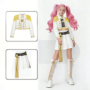 Nuevo y Popular Conjunto <span class=keywords><strong>de</strong></span> Ropa K-Pop <span class=keywords><strong>de</strong></span> Cazadoras <span class=keywords><strong>de</strong></span> Brujas, Disfraz <span class=keywords><strong>de</strong></span> Cazadora del Diablo para Mujer, Disfraces <span class=keywords><strong>de</strong></span> Cosplay <span class=keywords><strong>de</strong></span> Anime <span class=keywords><strong>de</strong></span> Poliéster para Niños - Product Image 6