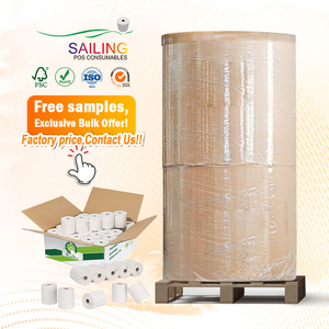 Rouleaux géants de papier thermique Sailing Master 60 g/m² avec impression de logo sur le dos, 500 mm x 400 mm, fabriqués en Chine - Product Image 1