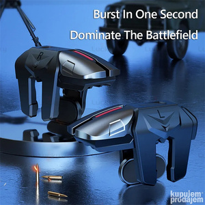 Offre Spéciale 6 doigts bouton de tir Mobile Gaming Trigger Shooter <span class=keywords><strong>Controller</strong></span> pour PUBG Installation facile But Joysticks Contrôleurs de jeu - Product Image 5