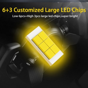 SANVI Factory Price New Gold F50 3 Inch Bi LED Projector 115w Per Set 5500k Other Car Accessories - Product Image 2