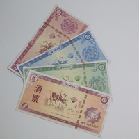 Bons cadeaux personnalisés à motif de sécurité anti-contrefaçon de billets bon marché coupon de réduction impression de billets pour les entreprises