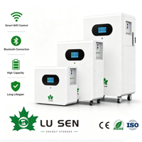 Batterie au lithium murale à prix d'usine 52,1 V 300 Ah 10 kWh LiFePO4, batterie à décharge profonde pour camping-car et marine