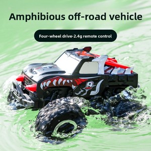 Auto RC 4x4 Impermeable Todoterreno, Control Remoto para Niños, Adolescentes y Aficionados, Juego al Aire Libre en Césped, Arena, Barro y Agua - Product Image 1