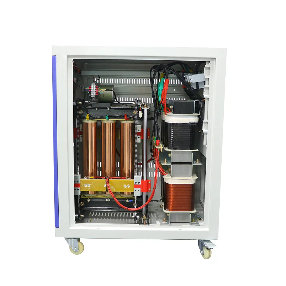 Servo tipi voltaj regülatörü sabitleyici güç Ac Voltaje otomatik 3 faz 220v koruyucu voltaj koruyucusu