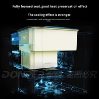 Machine à glace molle commerciale de comptoir entièrement automatique Dongbei, petite machine à sundae avec pré-refroidissement, en acier inoxydable, contrôle par écran tactile