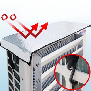 Couvertures de climatisation en feuille d'aluminium pour kit d'<span class=keywords><strong>extérieur</strong></span> Isolation thermique Couvertures de protection pour climatiseur Pare-soleil Couverture extérieure pour climatisation - Product Image 4