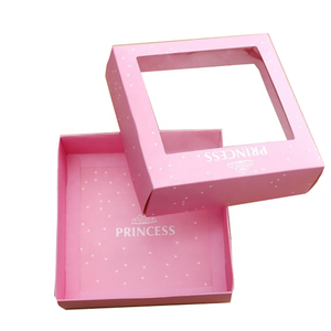 Cajas de embalaje de regalo <span class=keywords><strong>para</strong></span> accesorios <span class=keywords><strong>para</strong></span> el cabello, cajas de papel plegables de color rosa personalizadas con horquilla <span class=keywords><strong>para</strong></span> niña - Product Image 1