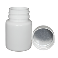 Flacons à pilules en plastique blanc PE-HD de 70ml Flacon pharmaceutique pour comprimés à capsules Logo et couleur personnalisés