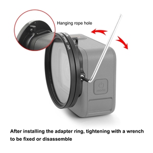 Nuevo en 2023, Accesorios para Lentes <span class=keywords><strong>GoPro</strong></span>, Filtro UV ND2-400 de 52 mm con Anillo Adaptador para <span class=keywords><strong>GoPro</strong></span> Hero11/10/9 PULUZ - Product Image 3