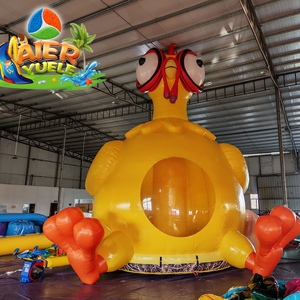 <span class=keywords><strong>Château</strong></span> gonflable géant en forme de poulet hurlant, <span class=keywords><strong>château</strong></span> gonflable commercial pour enfants, idéal pour les fêtes et les jardins. - Product Image 1