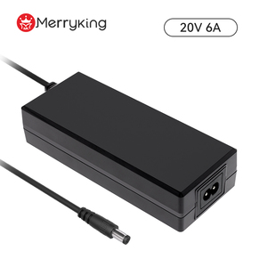 Cho merryking <span class=keywords><strong>20V</strong></span> <span class=keywords><strong>6A</strong></span> cung cấp điện với C8 nối cắm giá bán buôn cho LED hệ thống chiếu sáng DC kết nối đầu ra để - Product Image 1