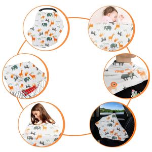 <span class=keywords><strong>Housse</strong></span> d'allaitement personnalisée, couverture pour siège de voiture, en tissu OEM, Spandex, matériau original - Product Image 1