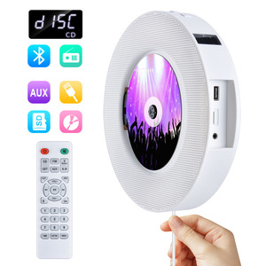 Reproductor de <span class=keywords><strong>CD</strong></span> Portátil Redondo <span class=keywords><strong>Mini</strong></span> de Alta Calidad con Luz LED Inteligente y Altavoz Inalámbrico BT - Product Image 2