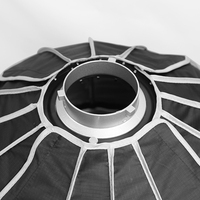 Boîte à lumière parabolique stroboscopique Speedlite, plat de beauté, boîte à lumière pour photographie Bowens avec grille de diffuseur de sac 70 90 120CM