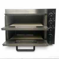 Four à pizza électrique en acier inoxydable, four de cuisson commercial