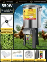 Nouveau hachoir à légumes en acier inoxydable Jianglai, 4 lames, 220V, garantie de 3 mois, pour l'alimentation des poulets et des porcs, usage domestique de petite taille