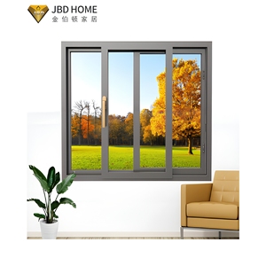 Ventana <span class=keywords><strong>Corredera</strong></span> de Aleación de Aluminio con <span class=keywords><strong>Mosquitera</strong></span> Retráctil Moderna para Dormitorio, Sala de Estar y Uso Exterior - Product Image 1