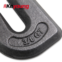 Gancho de Cadena Soldado G70 de 3/8'' de Fábrica, de Acero Aleado con Zinc, para Uso Industrial, de China