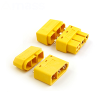 Connecteur Amass Xt60 2+4 6 broches d'origine avec broche de signal |   Adaptateur de prise mâle/femelle Xt60(2+4)-m/f pour RC