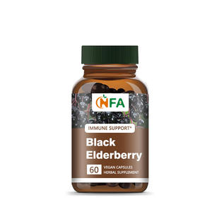 Wholesales Price Black Elderberry with High Potency <b>Supplement</b> Support Immune System Function Capsules - Product Image 1