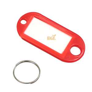 Nhà Máy Giá Nhãn Tên Thẻ Chìa Khóa Nhựa Móc Khóa Keytag Với Chia Vòng Keyring Thẻ Chìa Khóa - Product Image 5