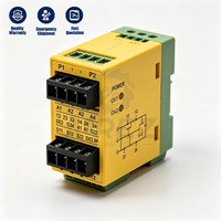 Relé de Seguridad 751004 100% Nuevo y Original, Relé de Seguridad con Resorte 751004, Seguridad Industrial PLC