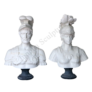 <span class=keywords><strong>Buste</strong></span> romain en marbre blanc poli à la main, gravée à la main, personnalisé, <span class=keywords><strong>buste</strong></span> empire <span class=keywords><strong>de</strong></span> queen size - Product Image 5